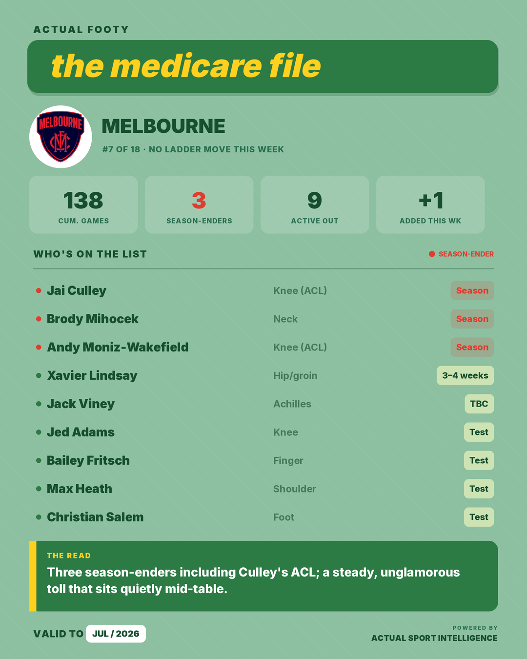 The Injury Ladder graphic