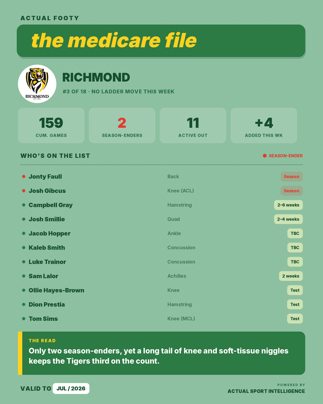 The Injury Ladder graphic